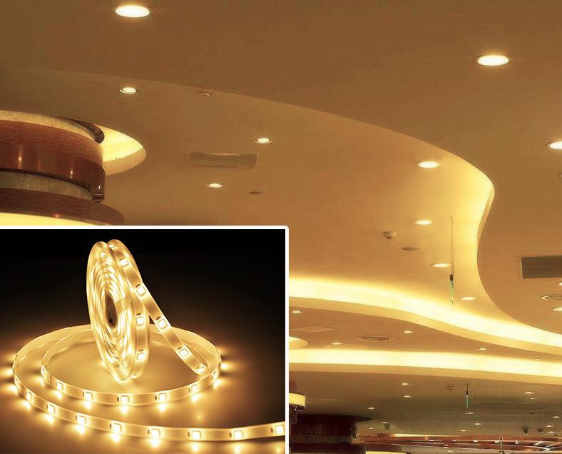 Bagaimana cara membuat pencahayaan garis besar dengan lampu LED Strip?